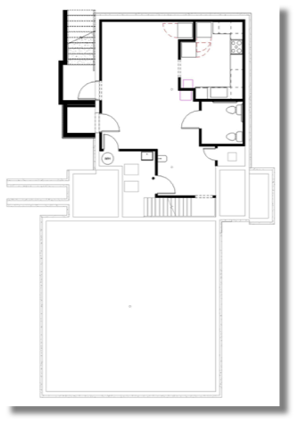 Lenexa Daycare-basement level plan